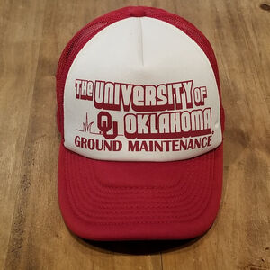 Oklahoma Sooners Ground Maintenance Hat Snapback Top of World Trucker Field Crew